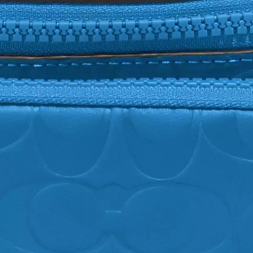 Coach Blue Belt Bag with Sleek Crescent Design - Picture 10 of 13